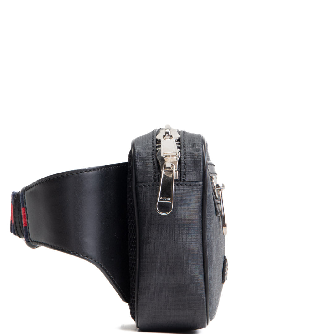 GU GG Black Small Belt Bag