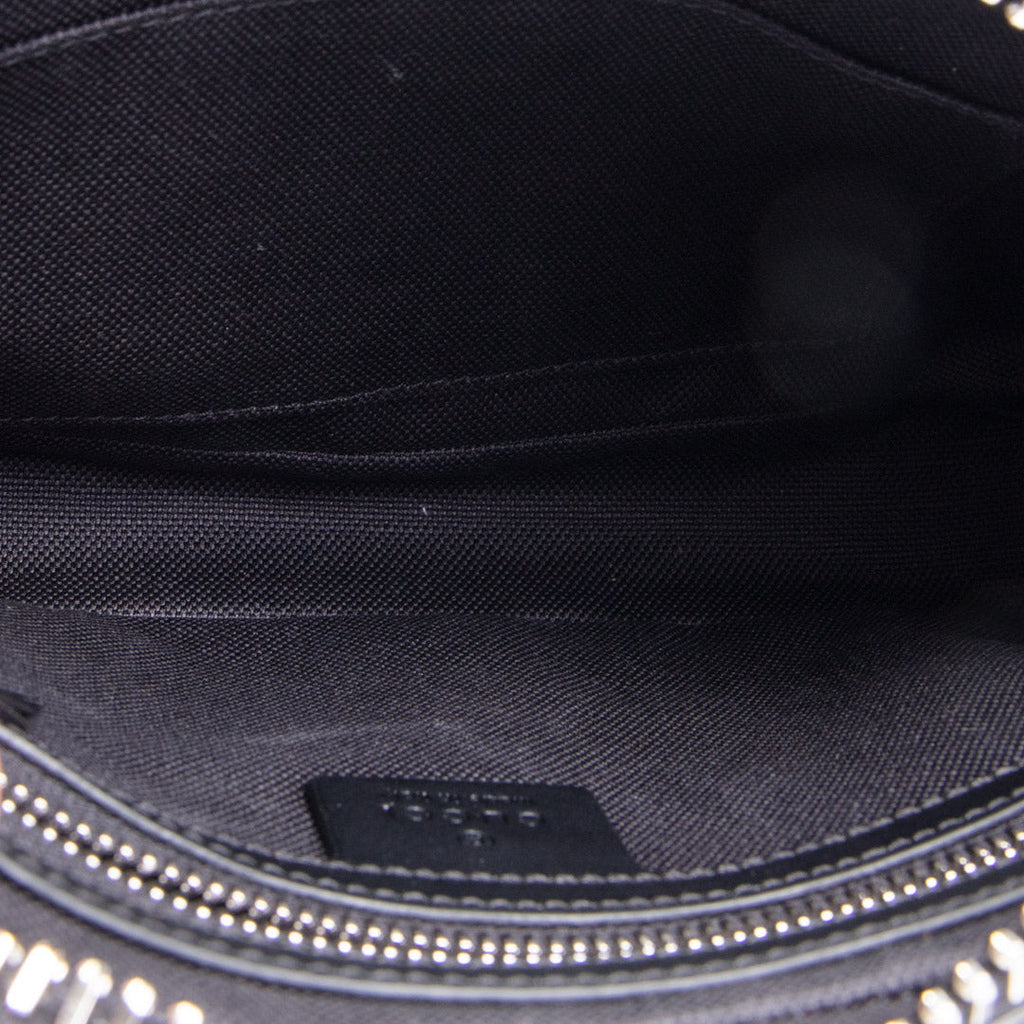 GU GG Black Small Belt Bag