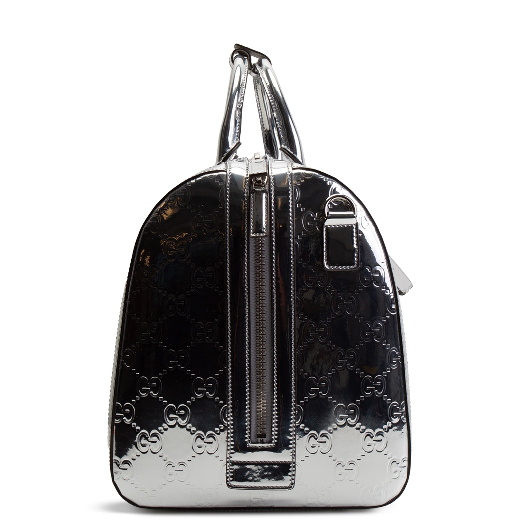 GU Guccissima Medium Mirror Effect Duffle