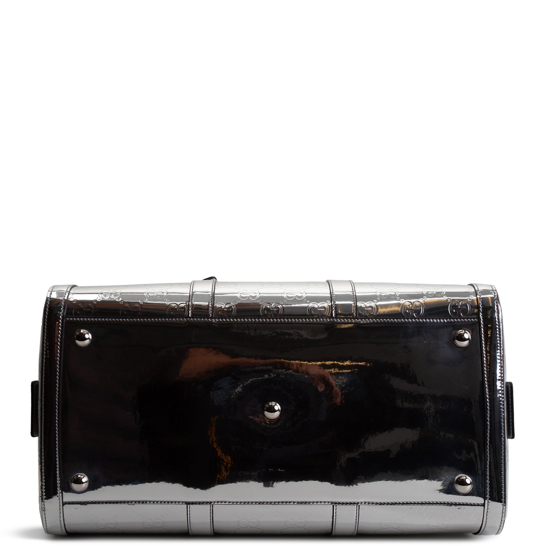 GU Guccissima Medium Mirror Effect Duffle