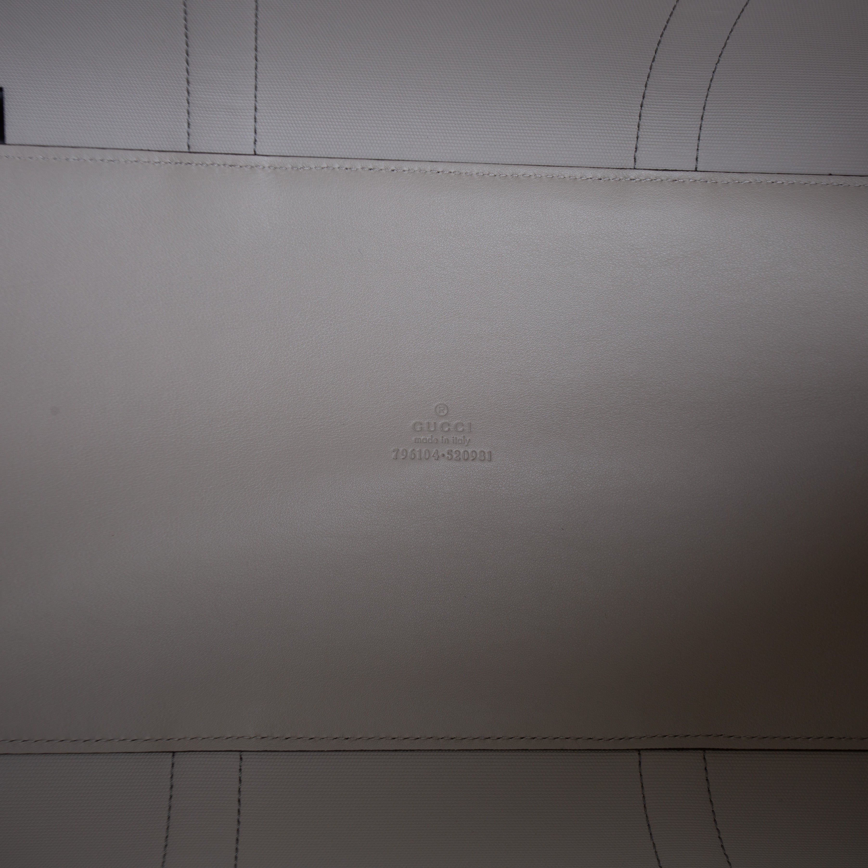 GU Guccissima Medium Mirror Effect Duffle