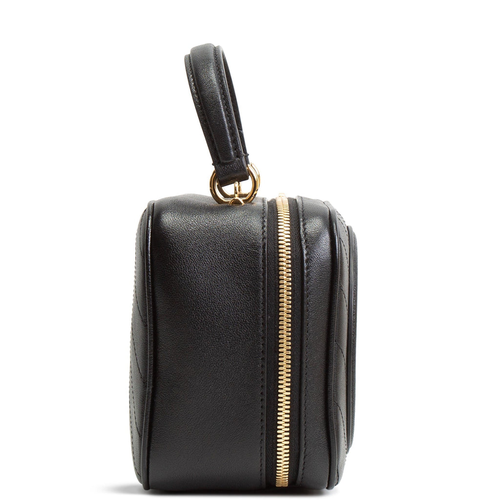 GU Leather Blondie Top Handle - Black