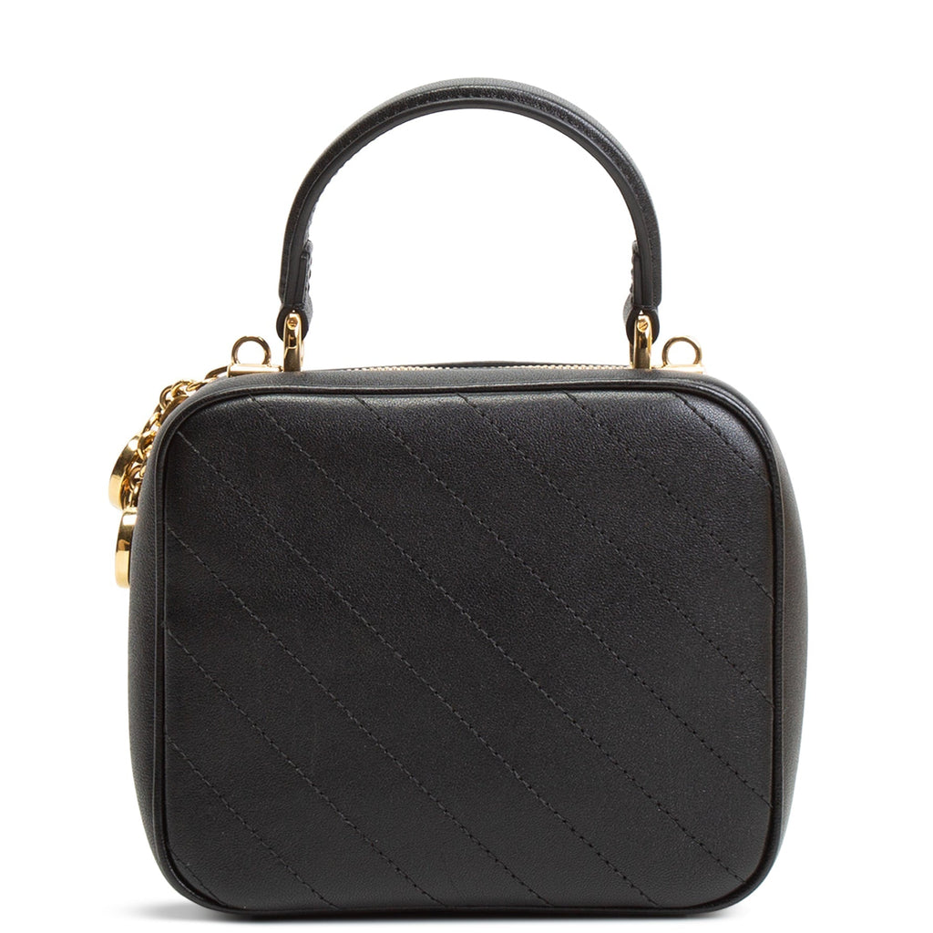 GU Leather Blondie Top Handle - Black