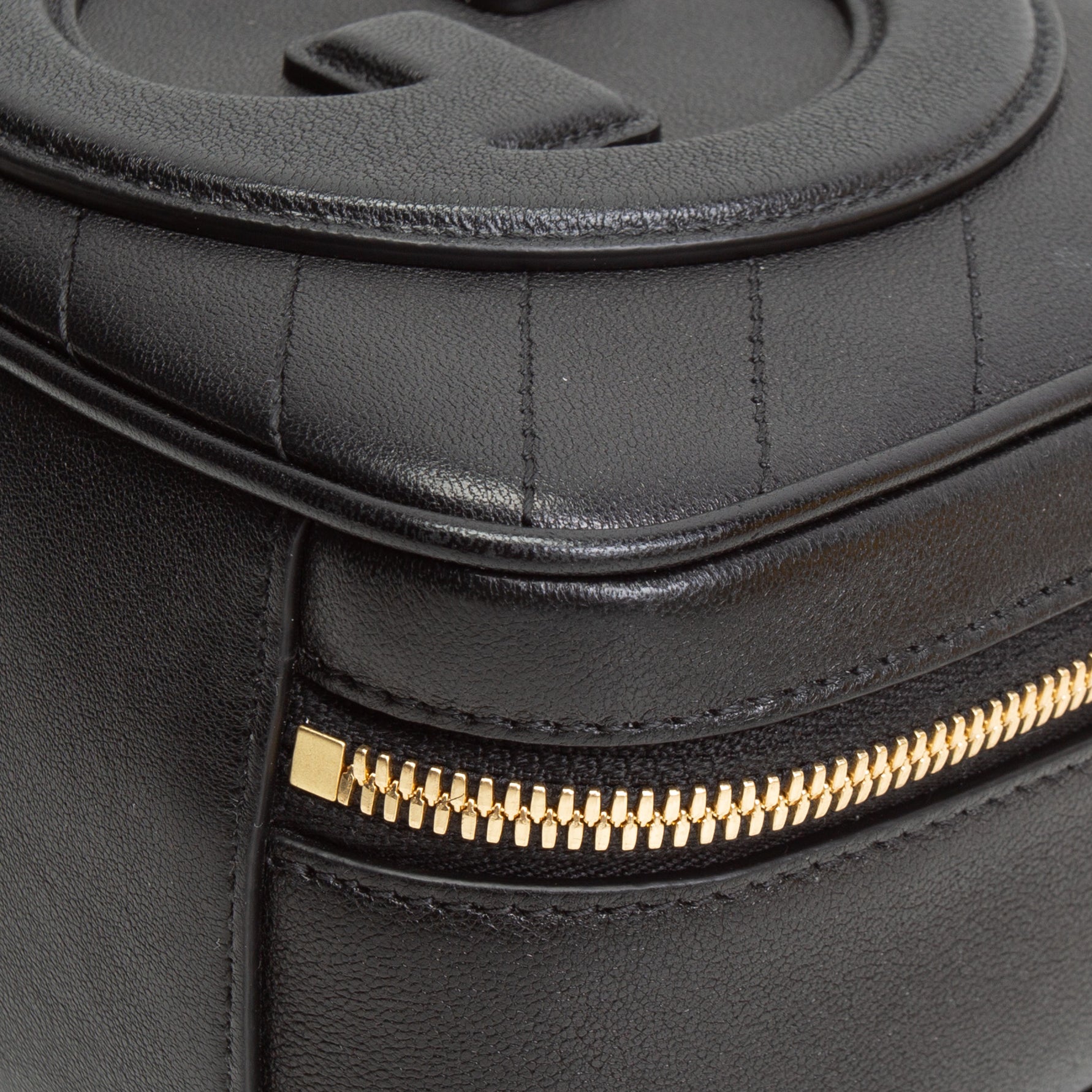 GU Leather Blondie Top Handle - Black