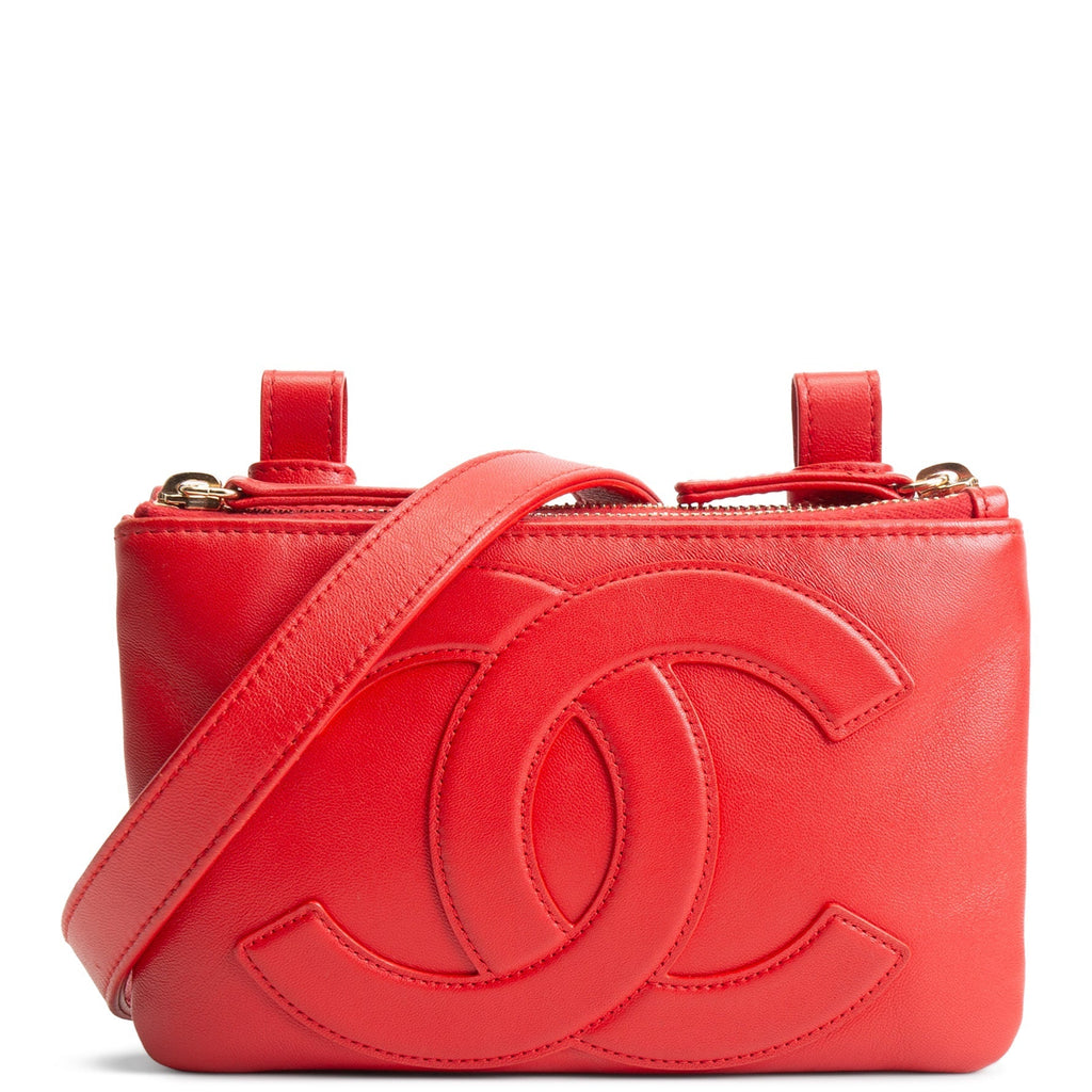 CH CC Mania Double Waist Bag - Red