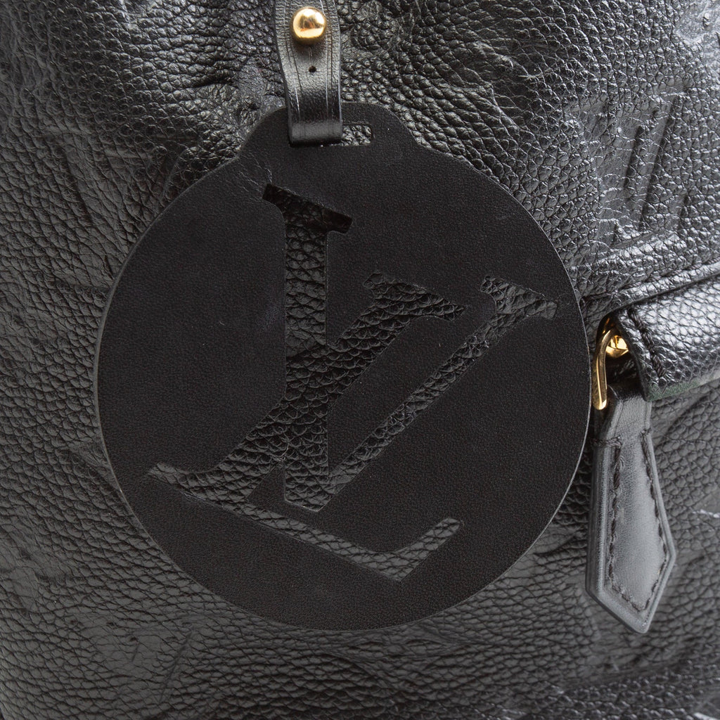 LV Monogram Empreinte Montsouris Backpack - Black