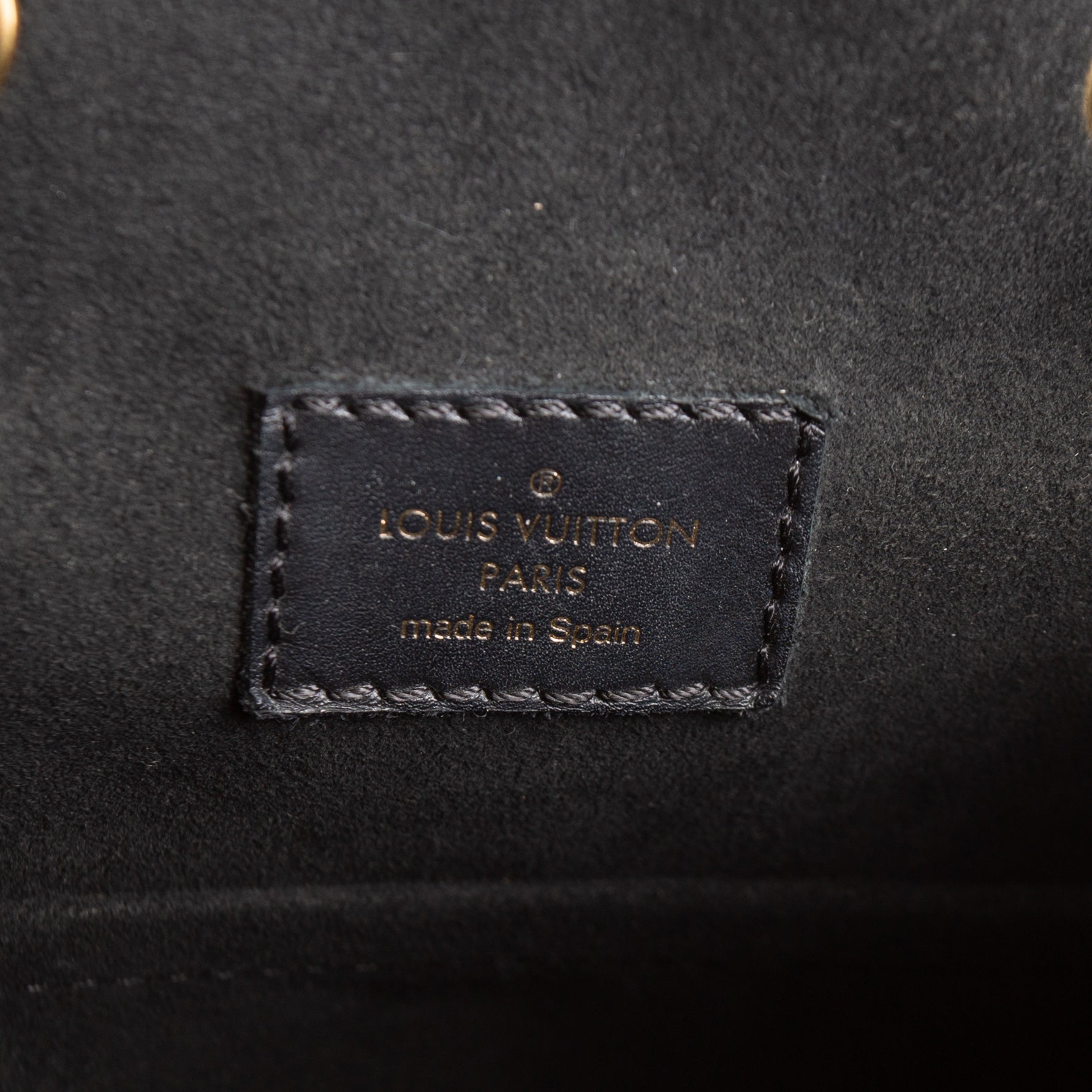 LV Monogram Empreinte Montsouris Backpack - Black