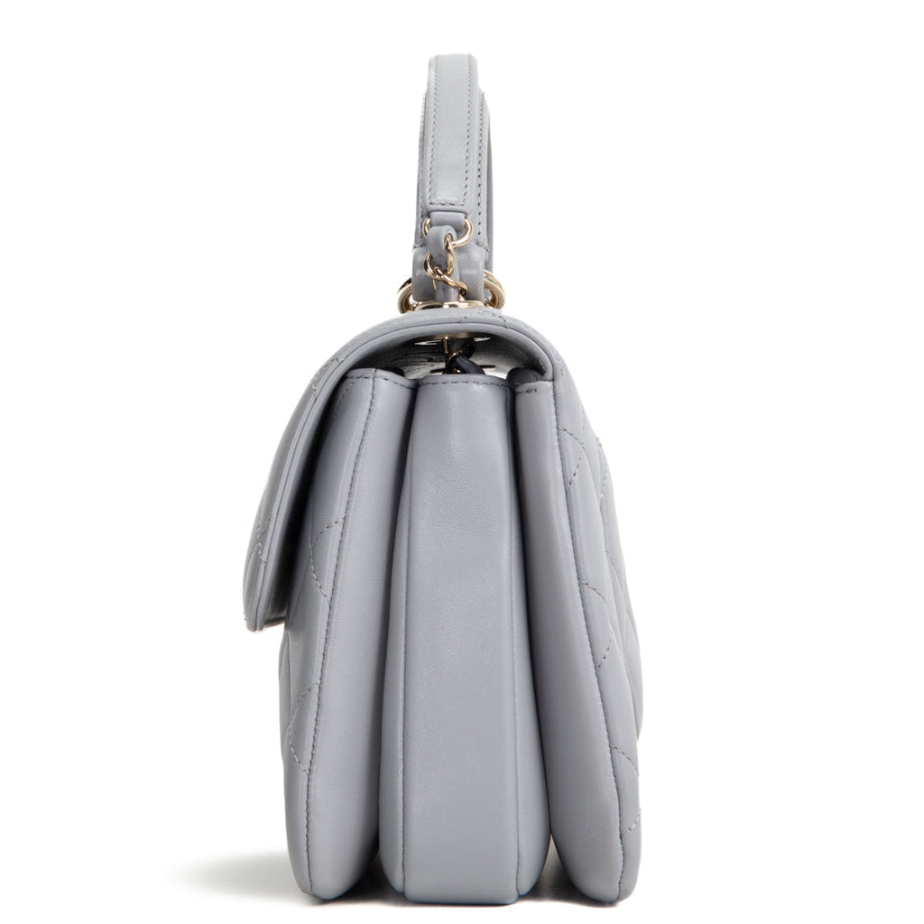 CH Trendy CC Small Flap Bag - Light Grey