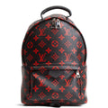 LV Infarouge Monogram Palm Spring PM Backpack - Black/Red