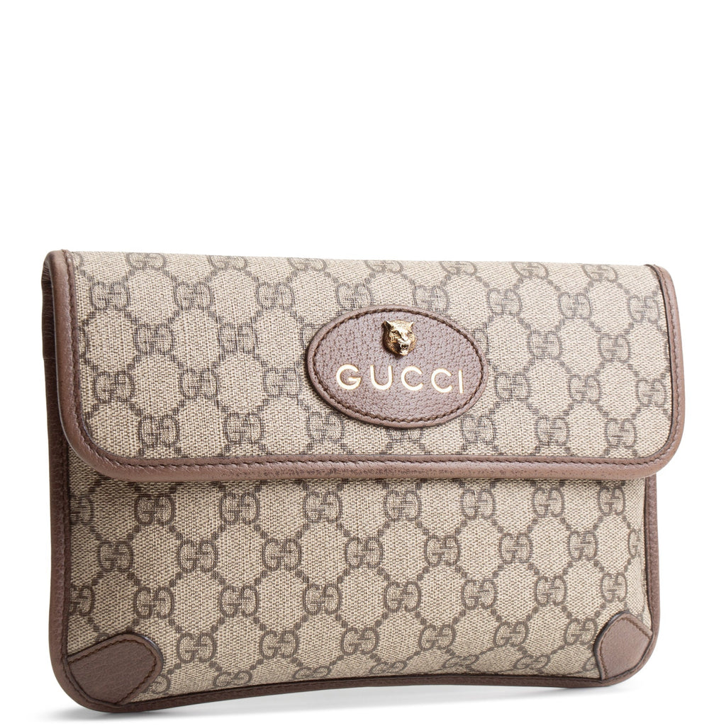 GU Neo Vintage Web Belt Bag Brown