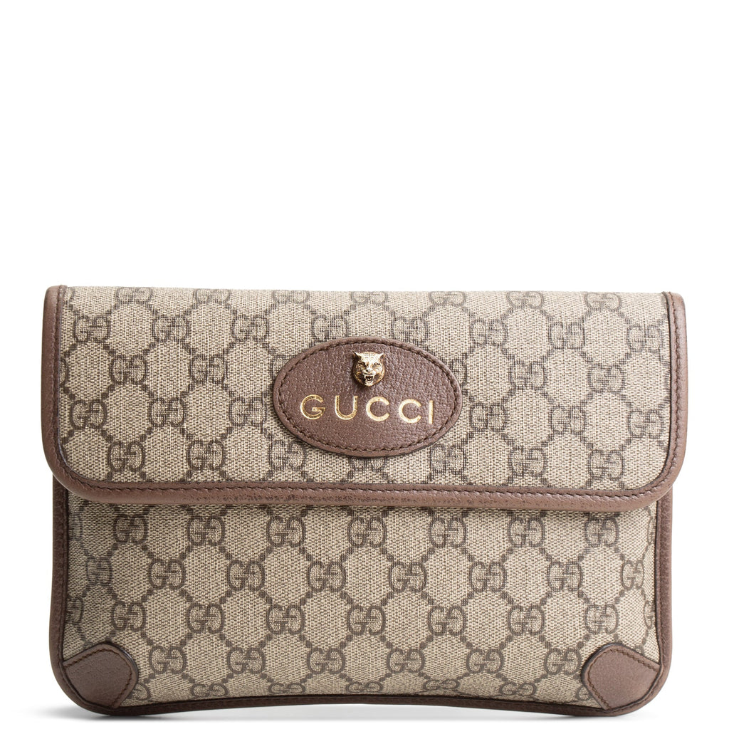 GU Neo Vintage Web Belt Bag Brown