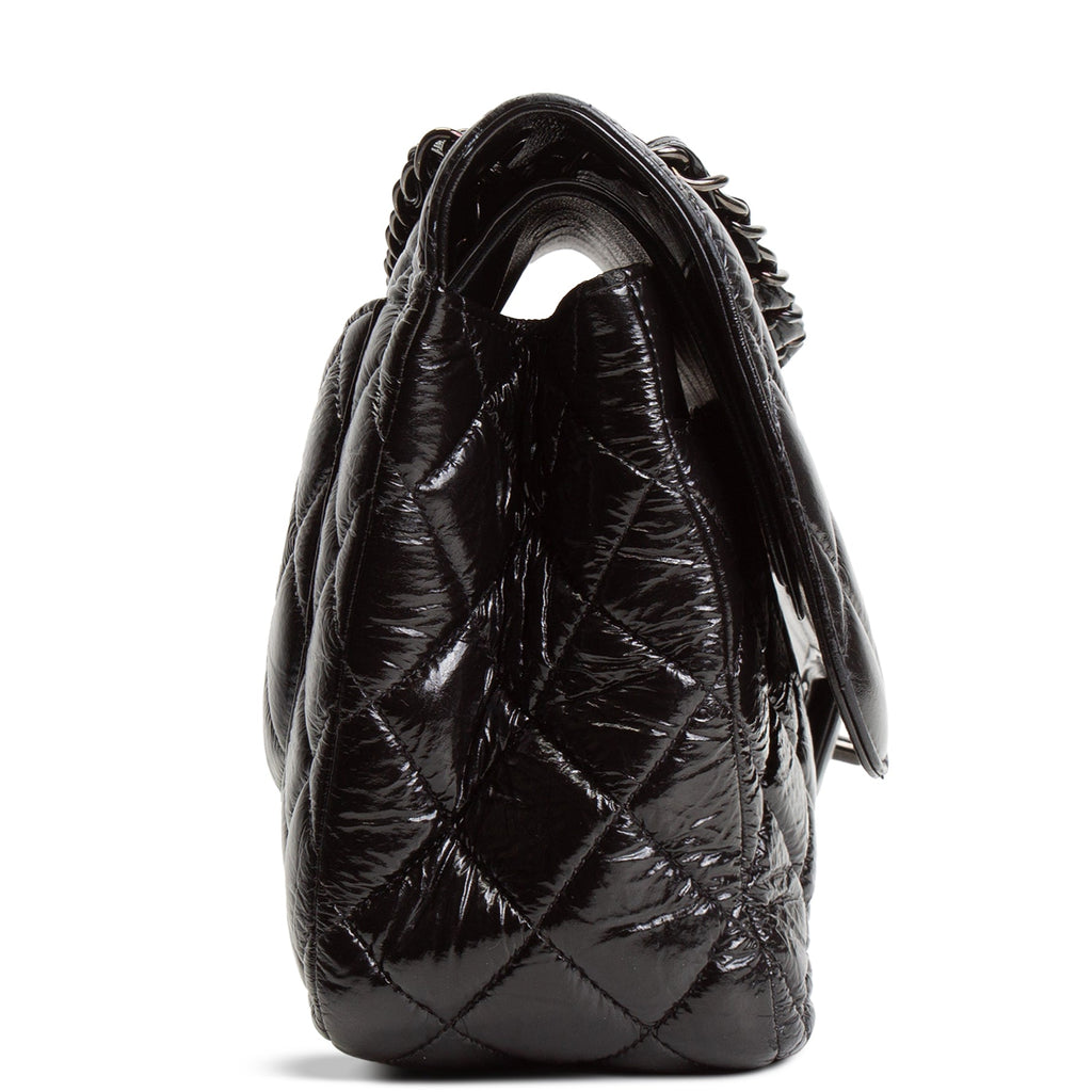 CH Classic Crinkle Double Jumbo Flap - Black
