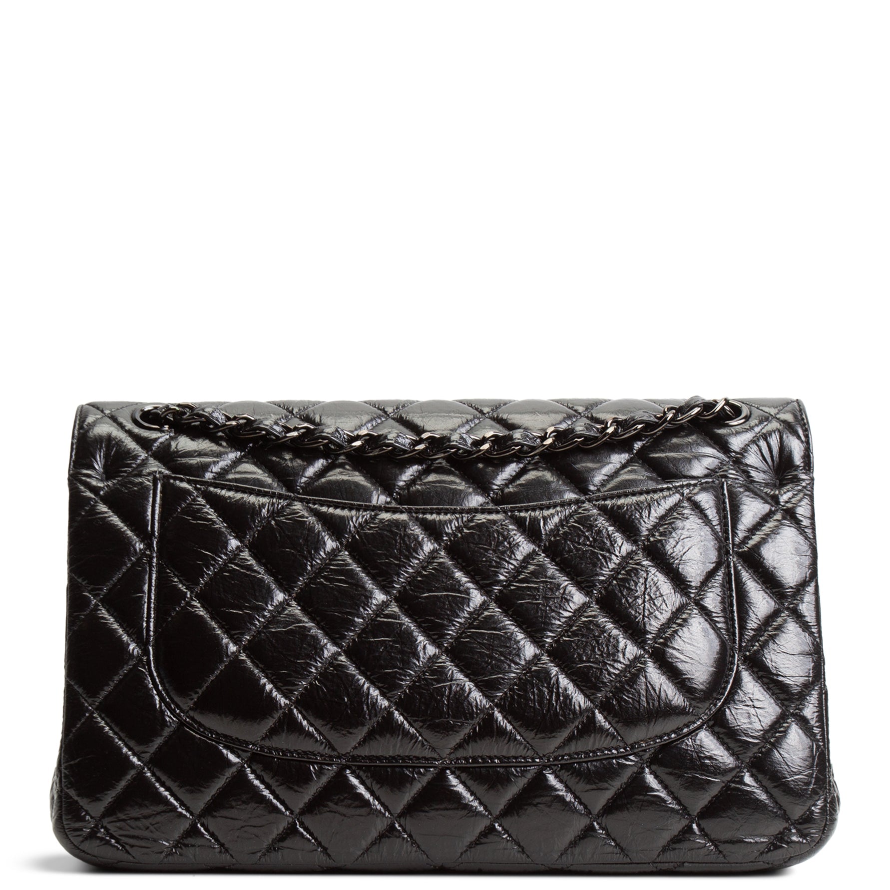 CH Classic Crinkle Double Jumbo Flap - Black