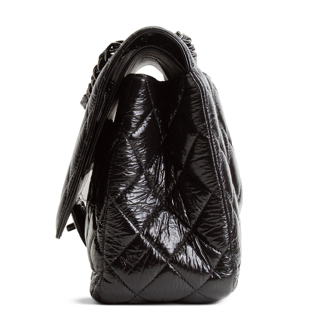 CH Classic Crinkle Double Jumbo Flap - Black