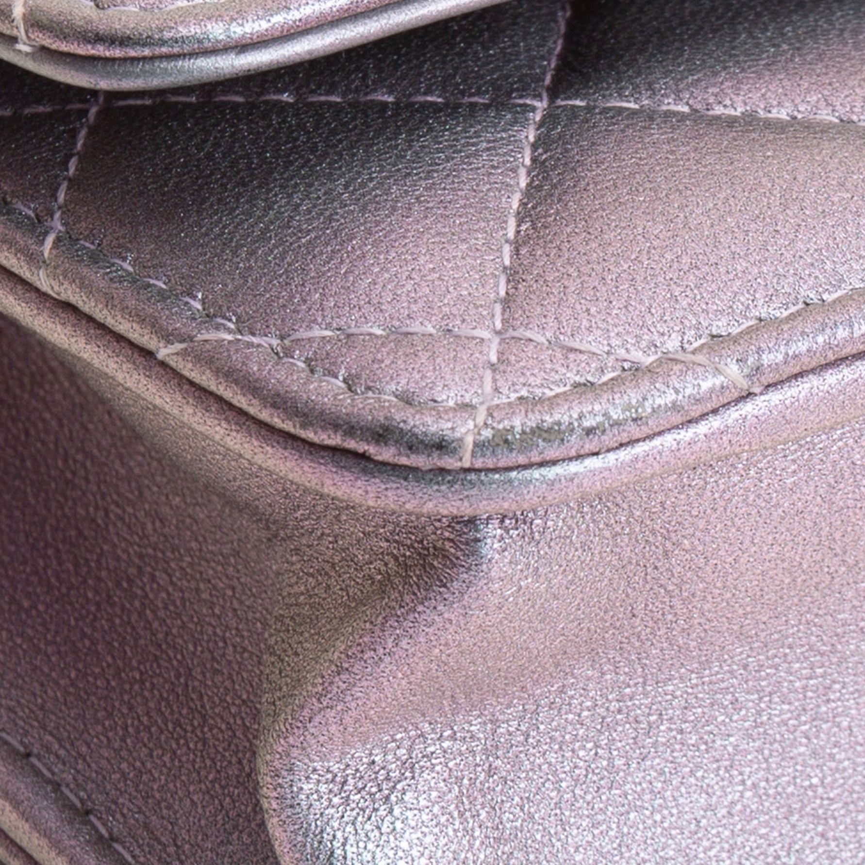 CH 255 Reissue Iridescent Quilted Wallet on Chain
