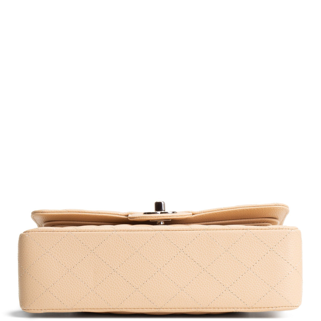 CH Classic Caviar Double Flap Small - Nude