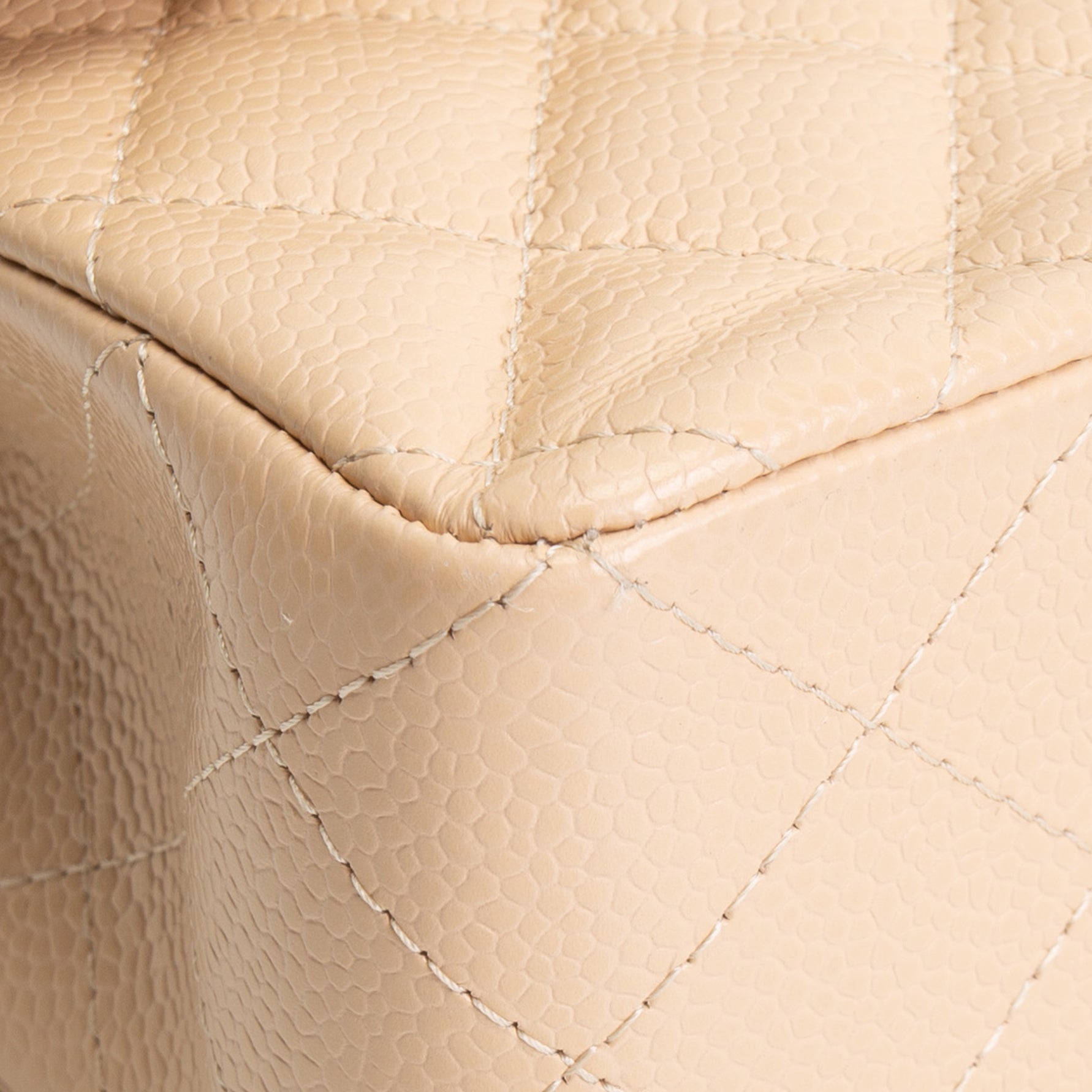 CH Classic Caviar Double Flap Small - Nude