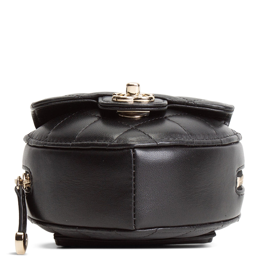 CH Mini CC In Love Heart Belt Bag - Quilted Lambskin