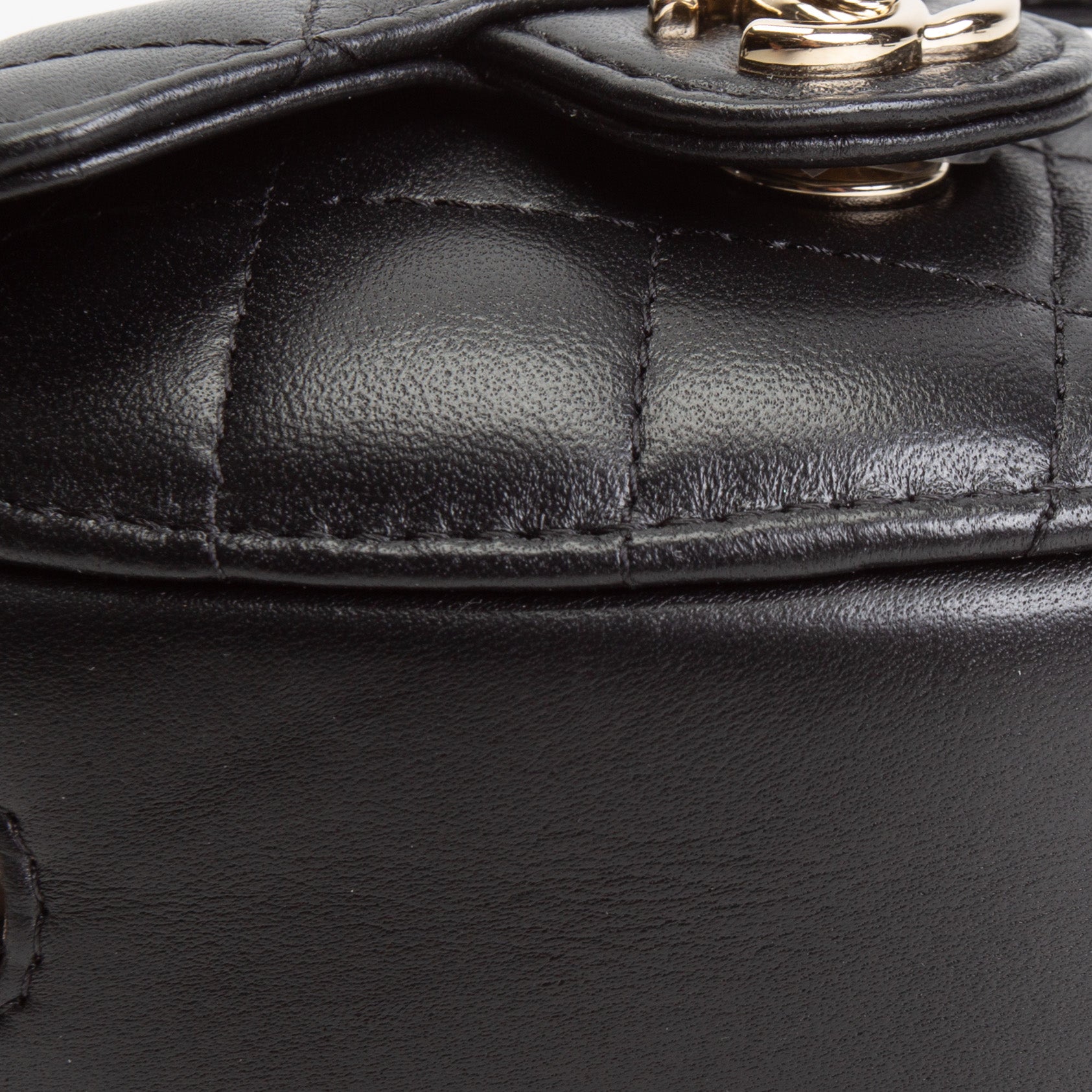 CH Mini CC In Love Heart Belt Bag - Quilted Lambskin