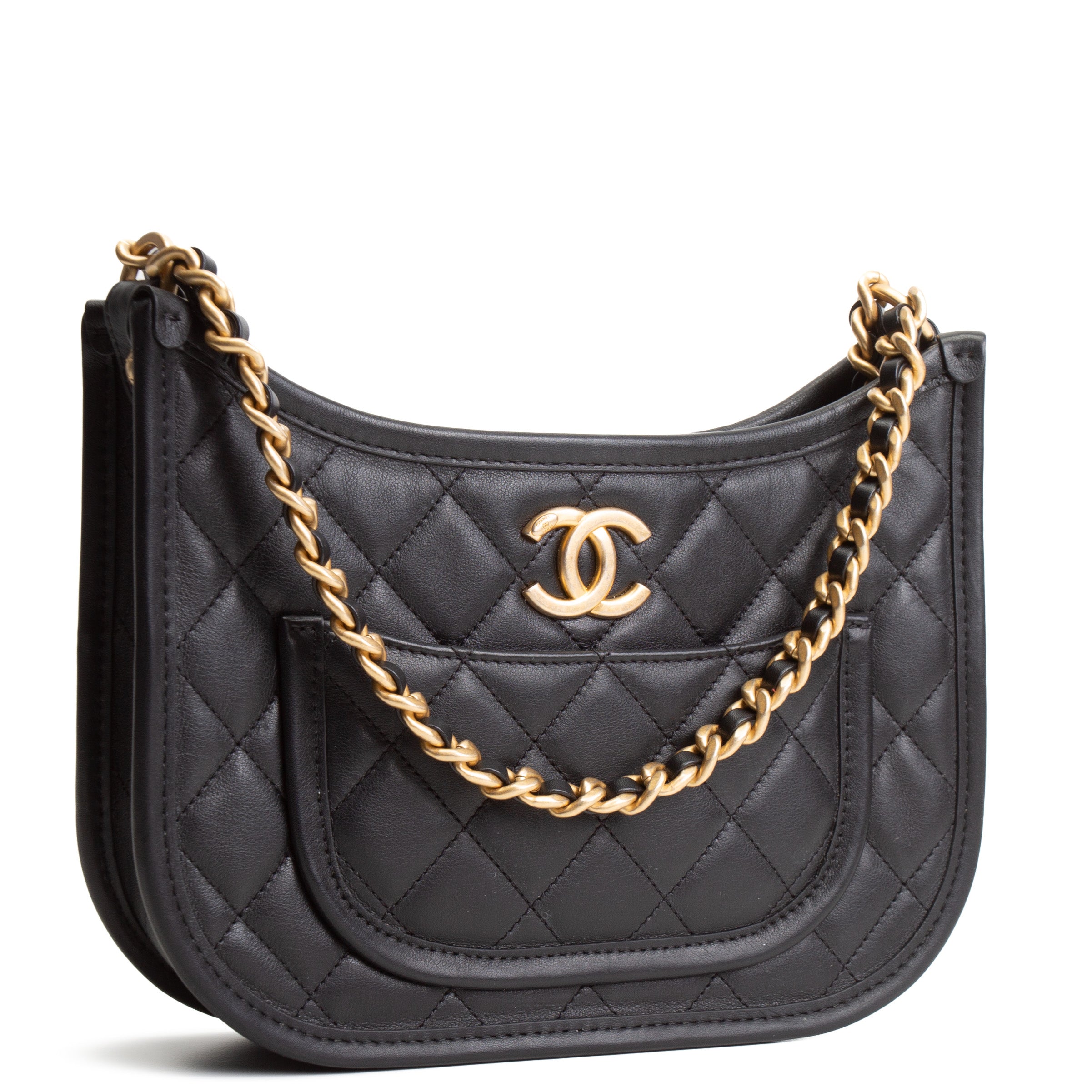 CH Curvy Mood Hobo - Black