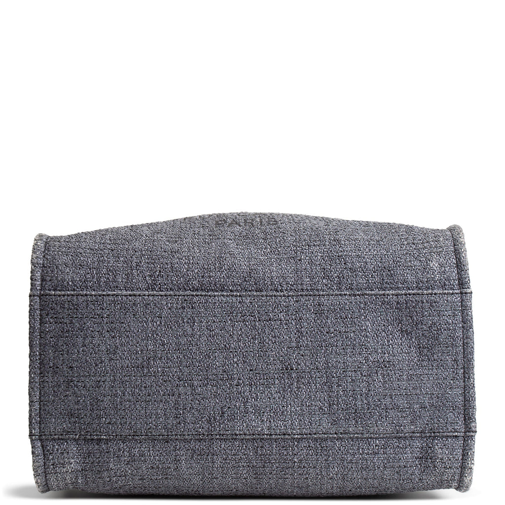 CH Lurex Medium Deauville Shopping Tote - Navy