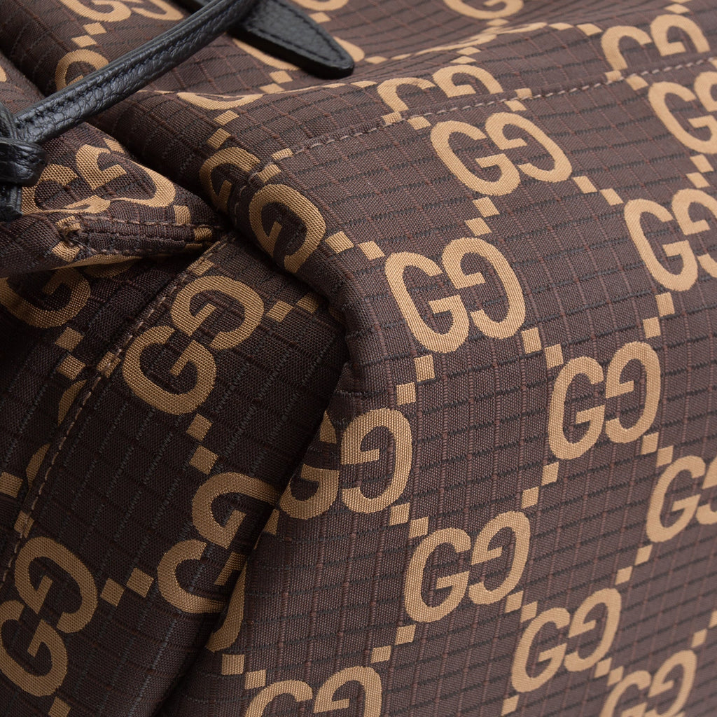 GU GG Nylon Ripstop Backpack - Brown