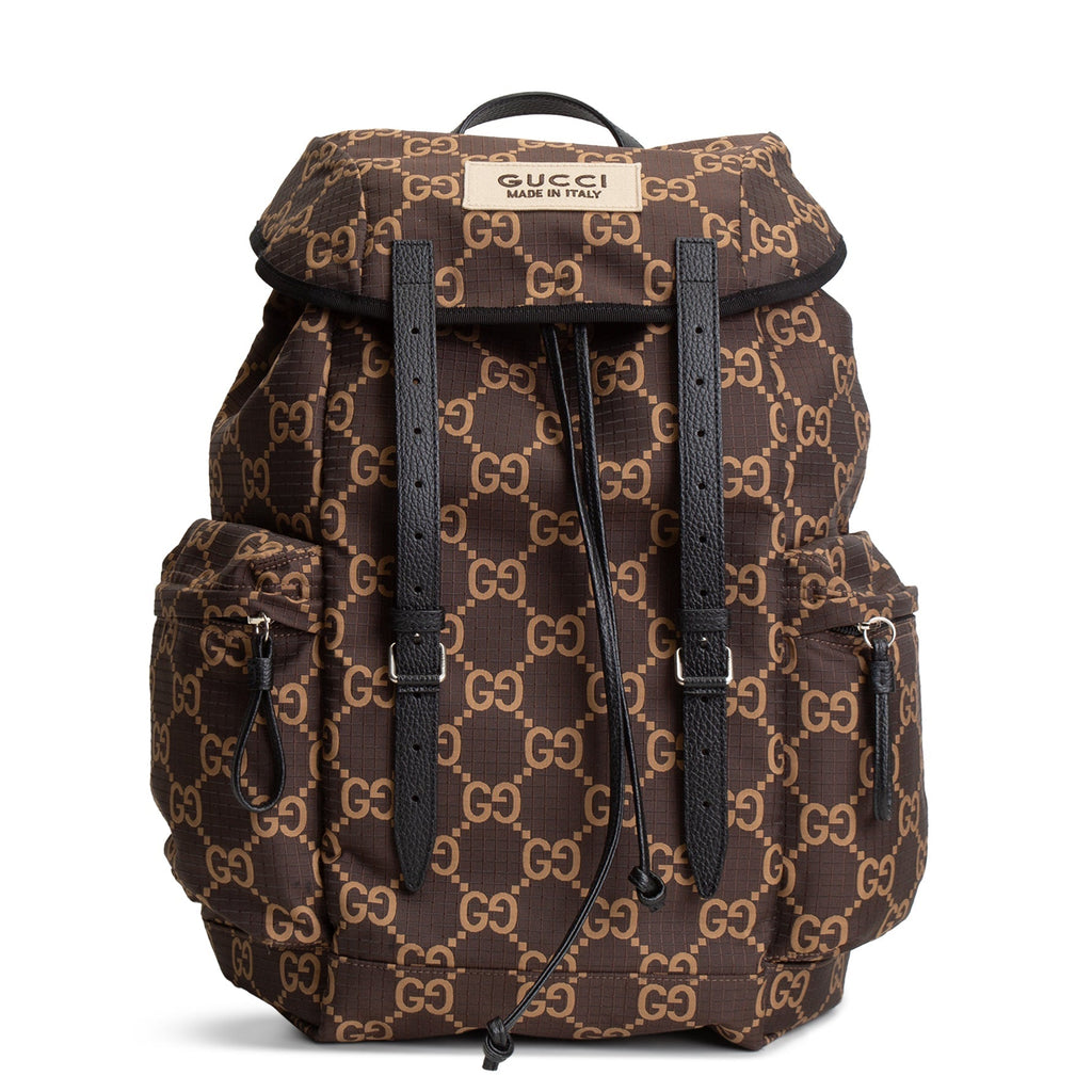 GU GG Nylon Ripstop Backpack - Brown