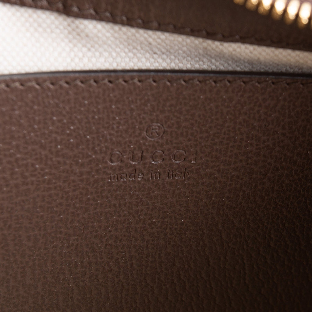 GU GG Supreme Ophidia Small Shoulder Bag - Beige & Ebony