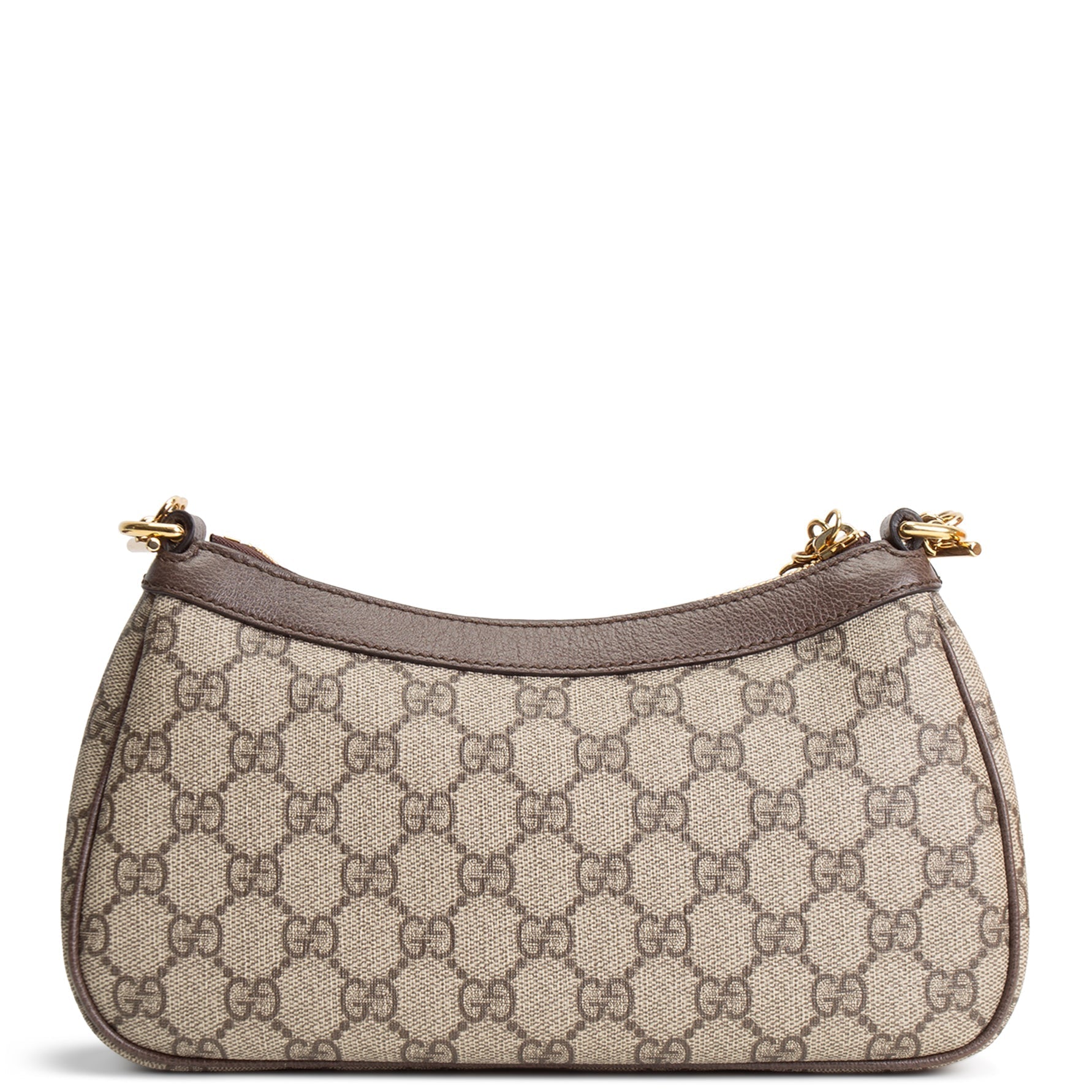 GU GG Supreme Ophidia Small Shoulder Bag - Beige & Ebony