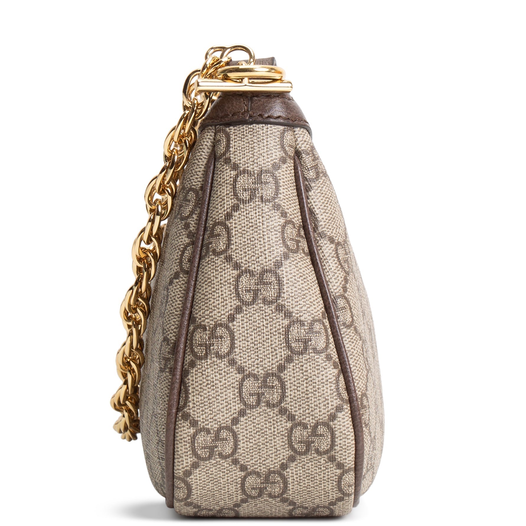 GU GG Supreme Ophidia Small Shoulder Bag - Beige & Ebony