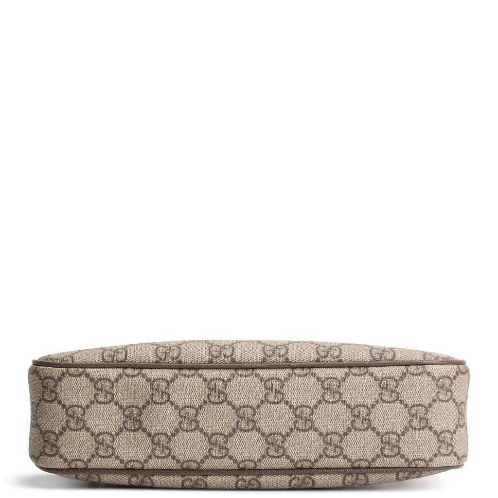 GU GG Supreme Ophidia Small Shoulder Bag - Beige & Ebony