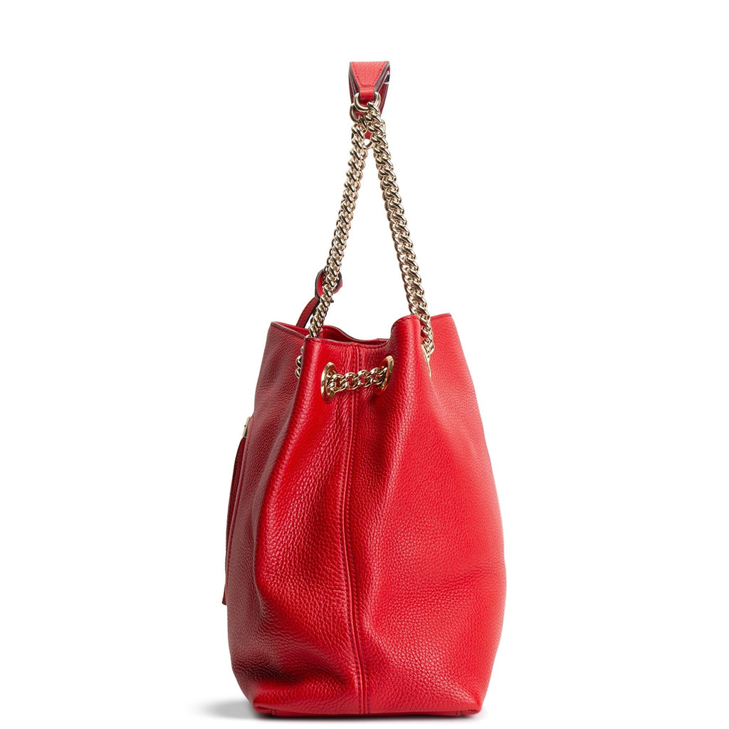 GUI Soho Medium Chain Tote - Red