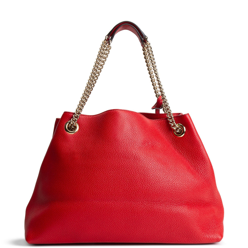 GUI Soho Medium Chain Tote - Red