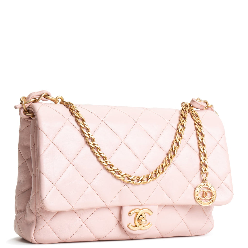 CH Fancy Jewel Flap Bag - Pink