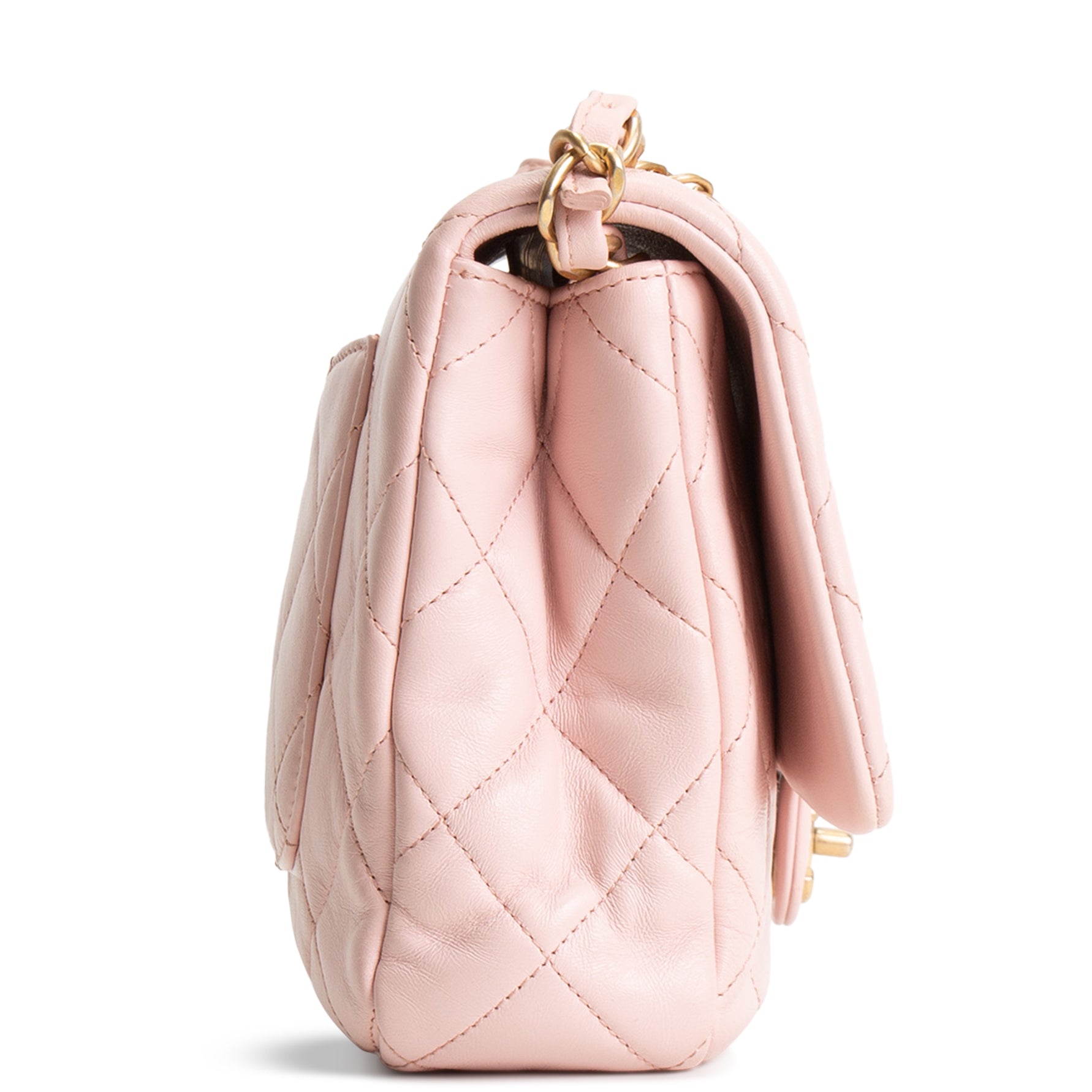 CH Fancy Jewel Flap Bag - Pink