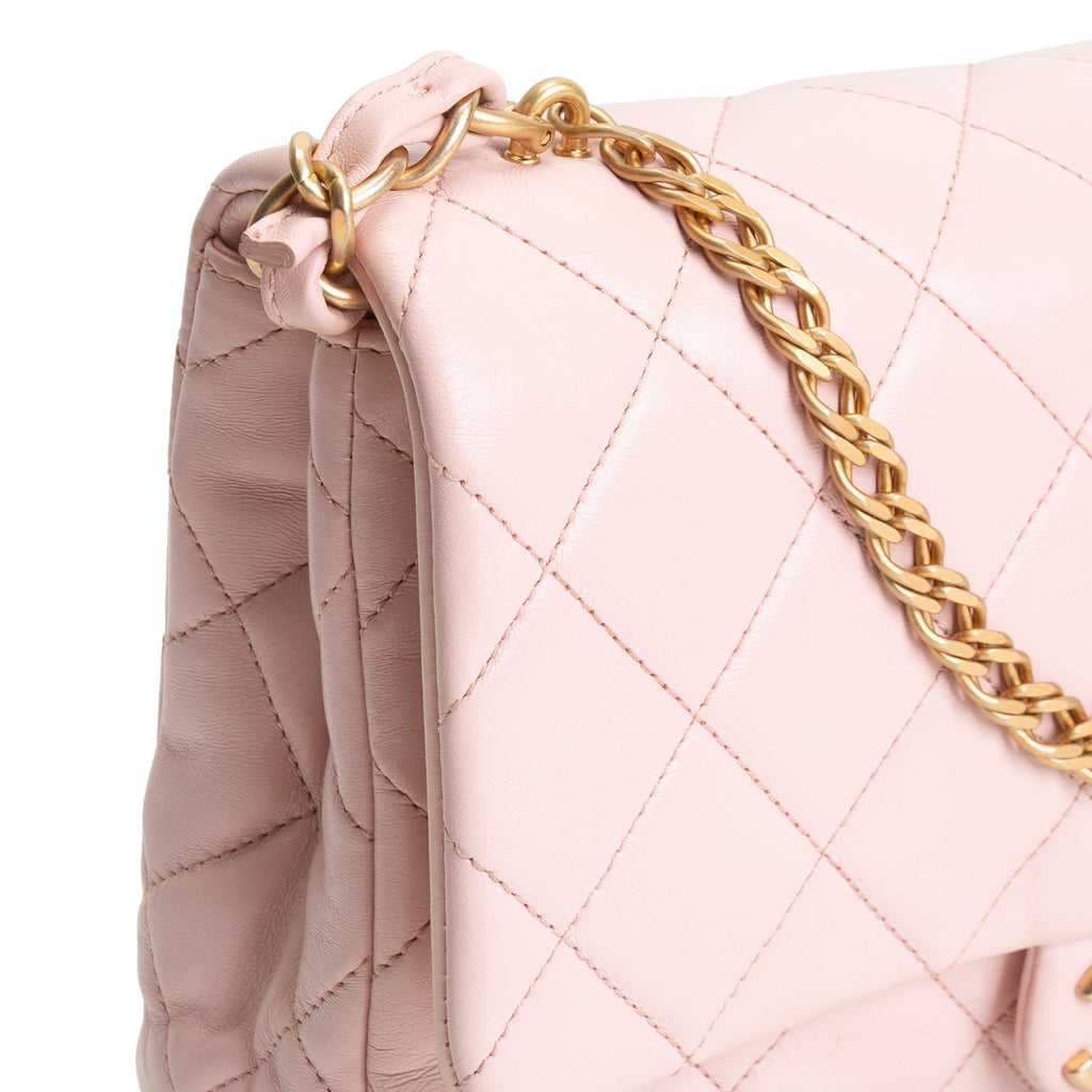 CH Fancy Jewel Flap Bag - Pink