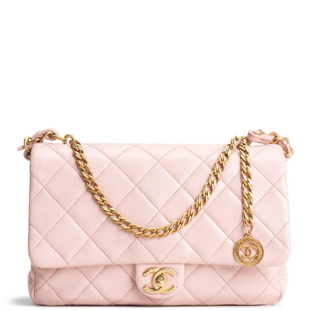 CH Fancy Jewel Flap Bag - Pink