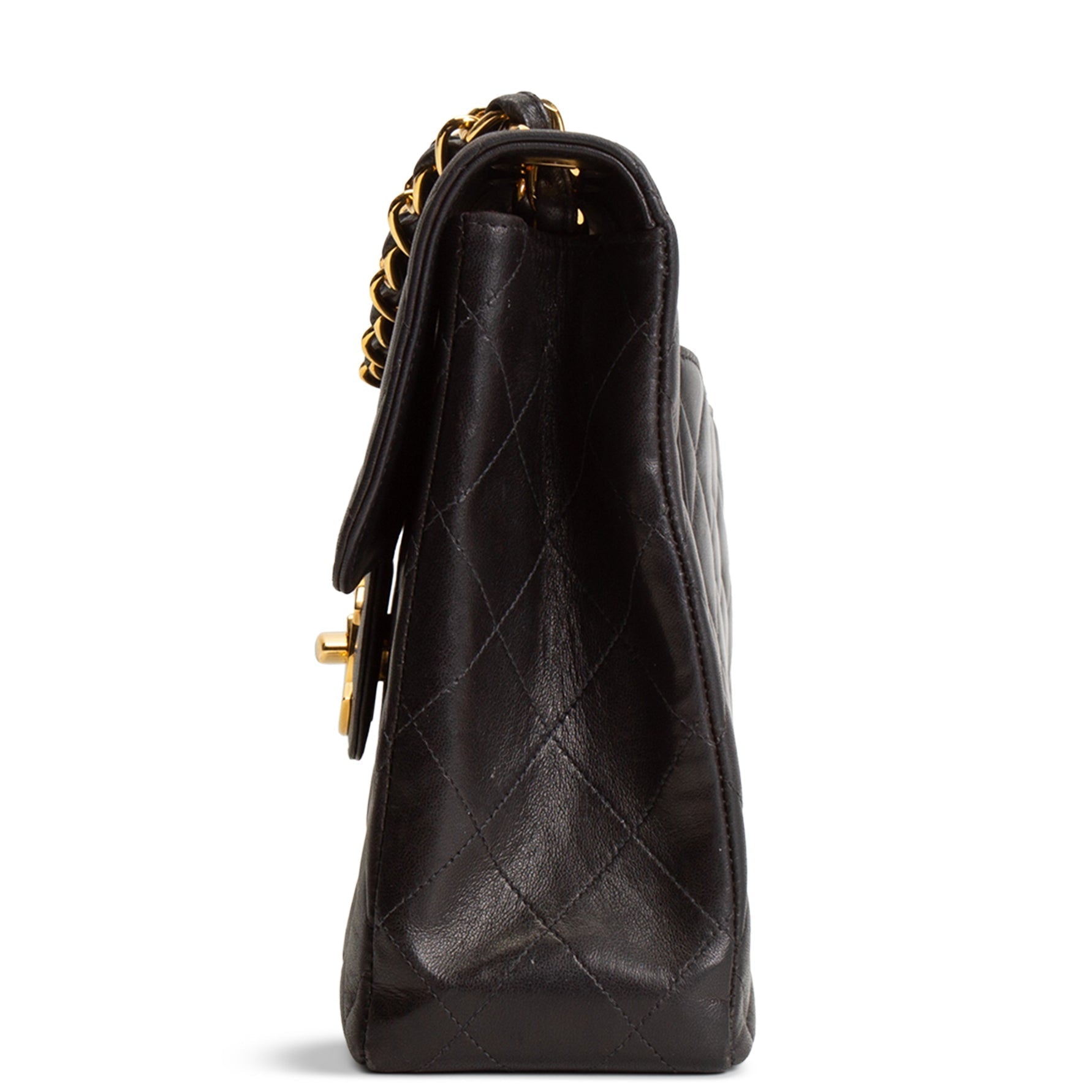 CH Vintage Maxi CC Flap Bag - Black