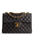 CH Vintage Maxi CC Flap Bag - Black