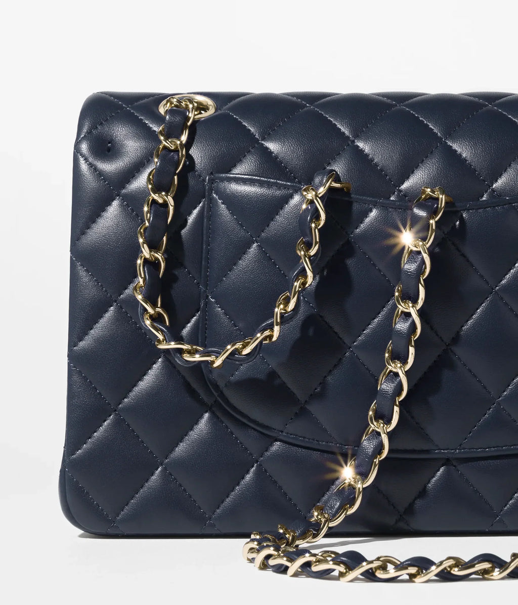 Classic 11.12 Handbag Lambskin Dark Blue