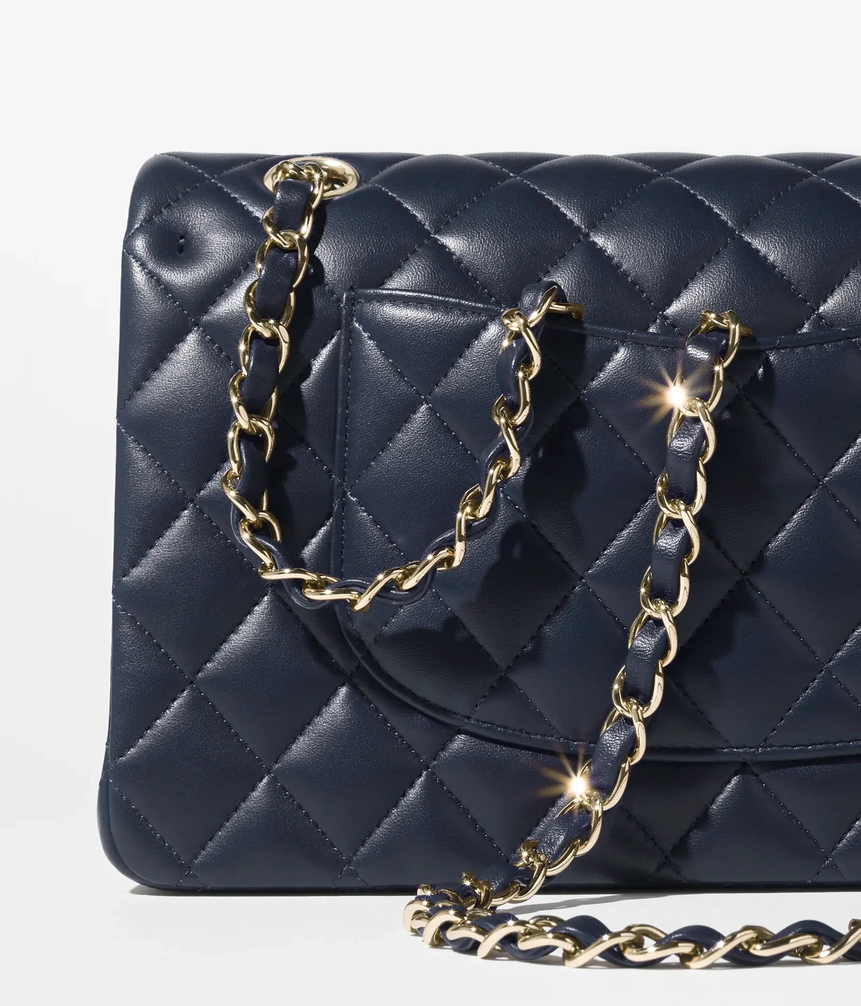 Classic 11.12 Handbag Lambskin Dark Blue