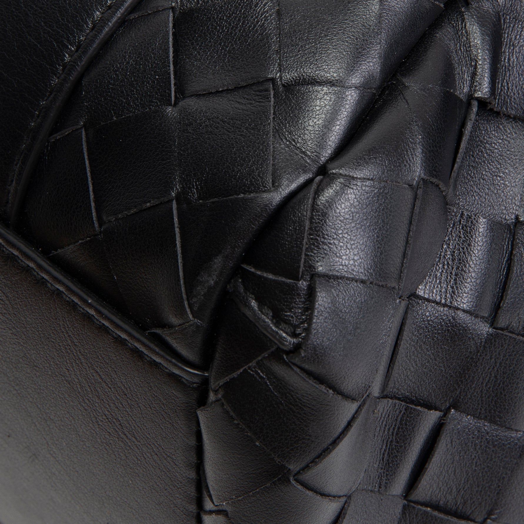 BT VENETA Leather Intrecciato Back To School Backpack - Black