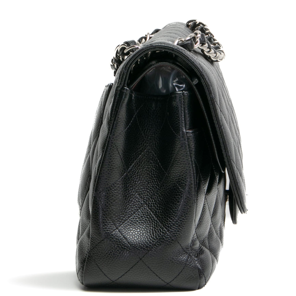 CH Caviar Classic Jumbo Double Flap - Black