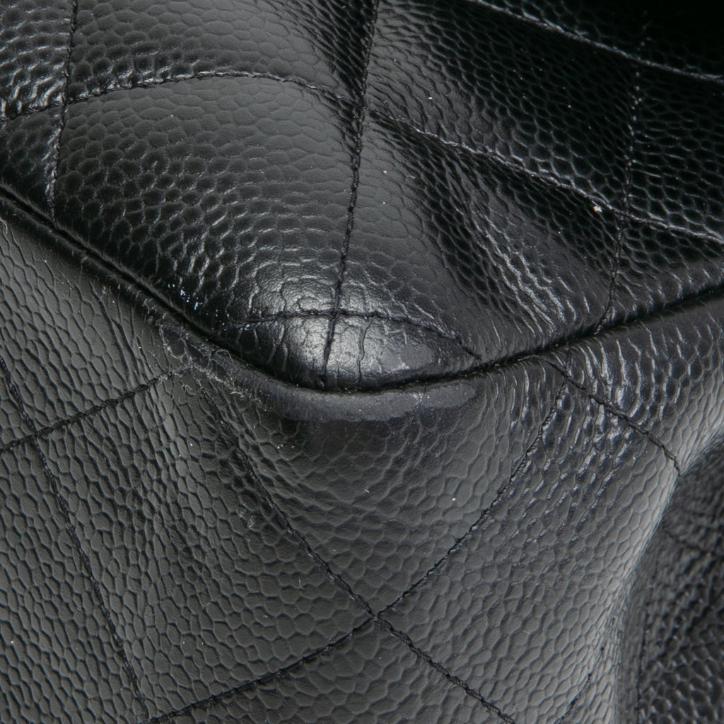 CH Caviar Classic Jumbo Double Flap - Black