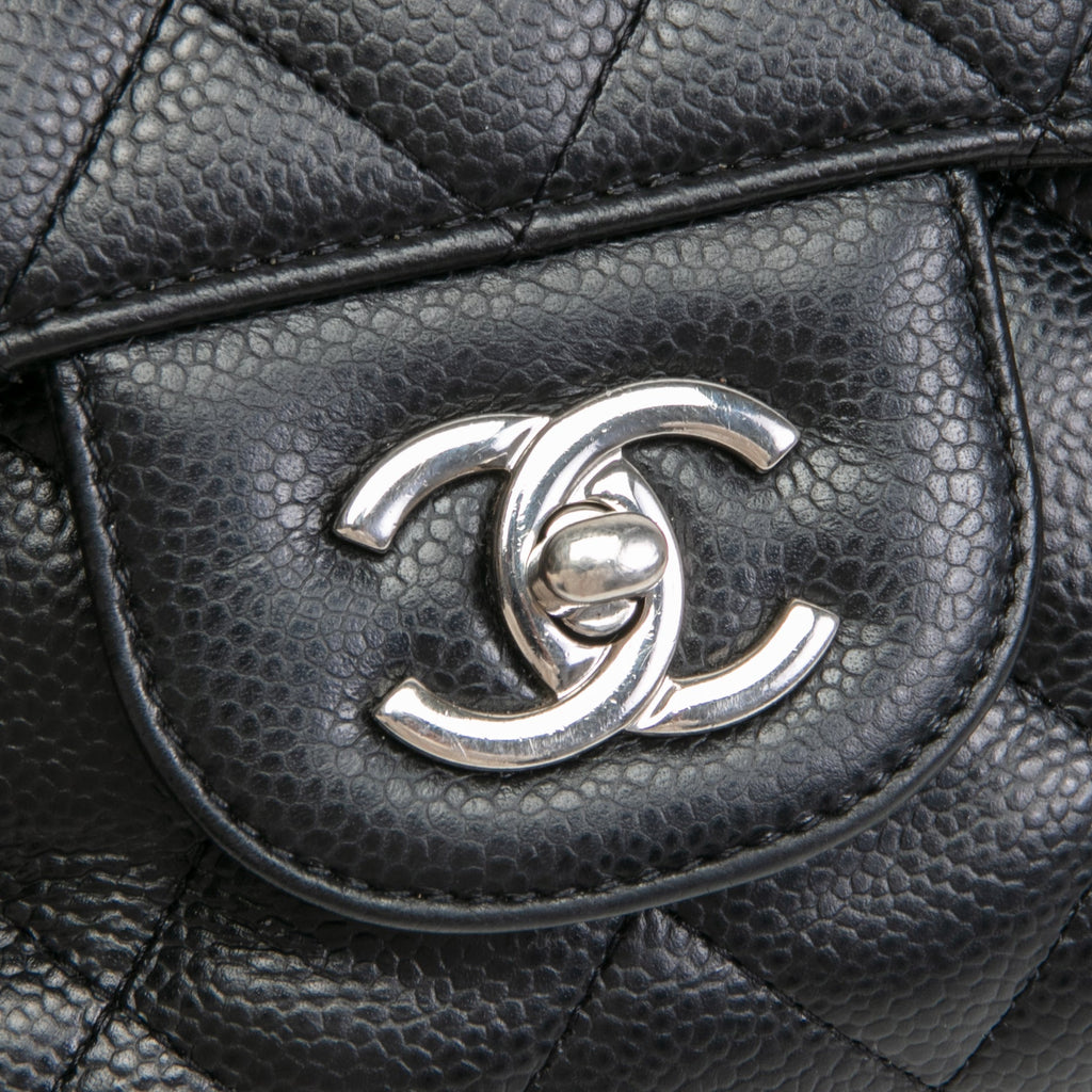 CH Caviar Classic Jumbo Double Flap - Black