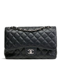 CH Caviar Classic Jumbo Double Flap - Black
