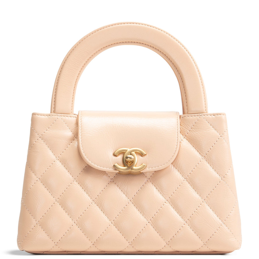 CH Shiny Aged Calfskin Nano Kelly Shopper