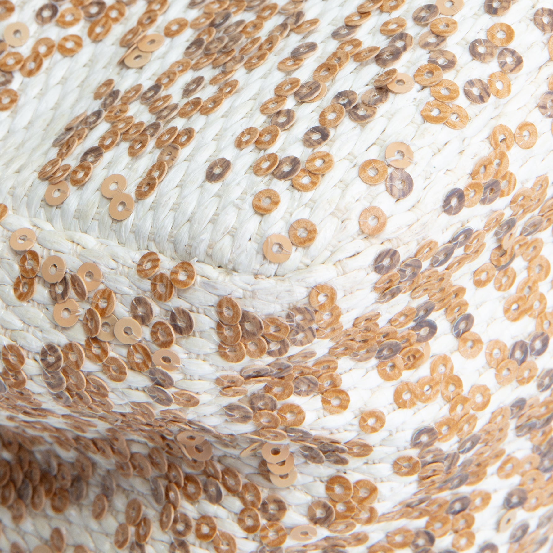 CH Sequins Flap Bag - Ivory