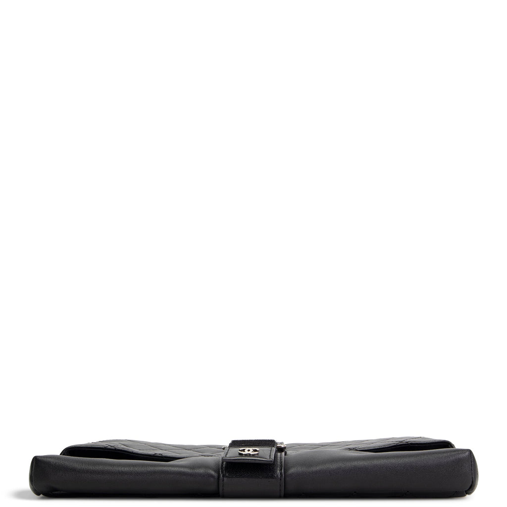 CH Grip Clutch Black Calfskin