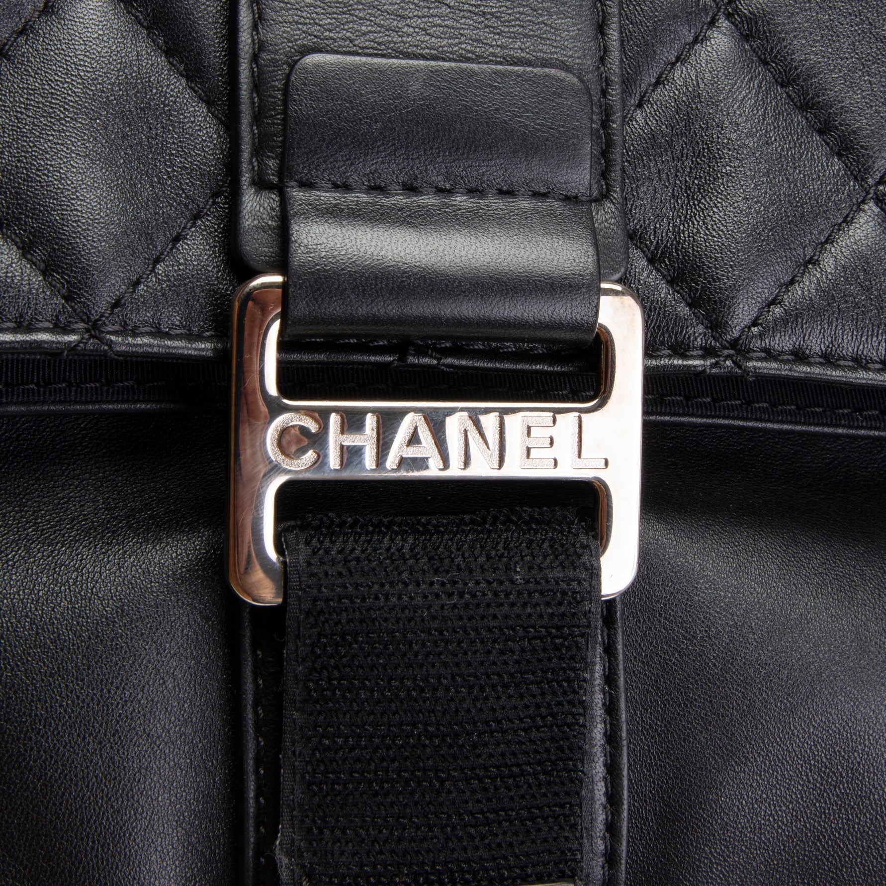 CH Grip Clutch Black Calfskin